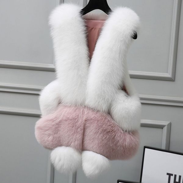 new fashion faux fur coat winter coat women waist gilet women's fur jacket fur vest for ladies, Black
new fashion faux fur coat winter coat women waist gilet women's fur jacket fur vest for ladies, Black