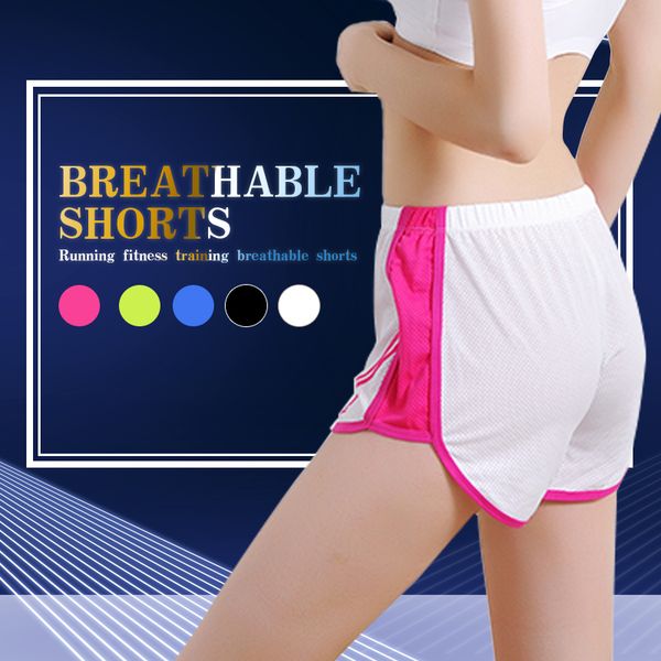 ventilation outdoors sportwear bodybuilding shorts women trousers yoga polyester fitness clothing sports training, White;red
ventilation outdoors sportwear bodybuilding shorts women trousers yoga polyester fitness clothing sports training, White;red
