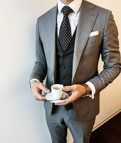 grey mens wedding tuxedos two pieces (jacket+pants) suits groom one button man prom blazer custom made, Black;gray
grey mens wedding tuxedos two pieces (jacket+pants) suits groom one button man prom blazer custom made, Black;gray
