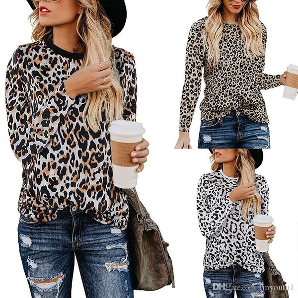 wholesale womens round neck long sleeve t shirts summer ladies knitting stitching leopard chiffon t-shirt european style, White
wholesale womens round neck long sleeve t shirts summer ladies knitting stitching leopard chiffon t-shirt european style, White