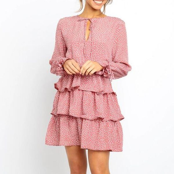 robe vestidos vintage dress autumn elegant ruffled print o-neck long sleeve dress women pleated 2019 festa womens clothing, Black;gray
robe vestidos vintage dress autumn elegant ruffled print o-neck long sleeve dress women pleated 2019 festa womens clothing, Black;gray