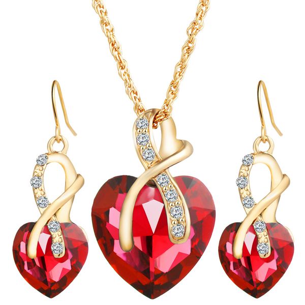 fashion wedding jewelry sets party necklace earrings zircon embellishment charm women party gift fitting, Black
fashion wedding jewelry sets party necklace earrings zircon embellishment charm women party gift fitting, Black