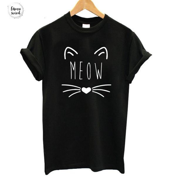 100% cotton women t shirt short sleeve girls tshirt casual lovely cat print t shirt funny tee, White
100% cotton women t shirt short sleeve girls tshirt casual lovely cat print t shirt funny tee, White