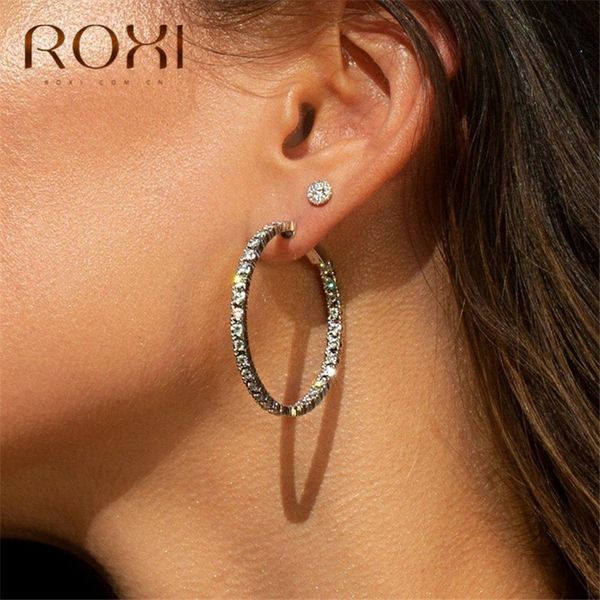 roxi shiny luxury austrian crystal rhinestone hoop earrings for women thin round loop earings fashion jewelry statement earrings, Golden;silver
roxi shiny luxury austrian crystal rhinestone hoop earrings for women thin round loop earings fashion jewelry statement earrings, Golden;silver