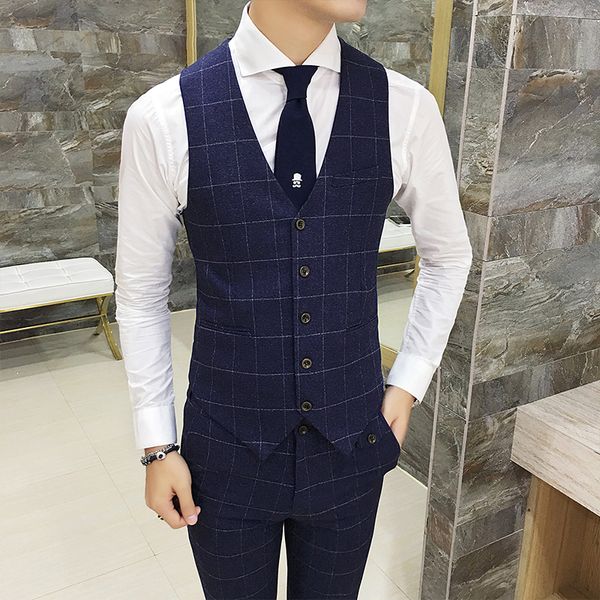 men lattice vests size s m xl 2xl 3xl slim fit mens waistcoat 2019 new business casual dress suit vest man, Black;white
men lattice vests size s m xl 2xl 3xl slim fit mens waistcoat 2019 new business casual dress suit vest man, Black;white