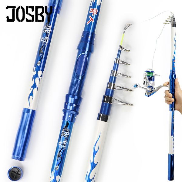 josby telescopic 2.1/2.4/2.7/3.0/3.6m carbon metal reel seat carp fishing rod spinning fishing pole for outdoor sports tackle
josby telescopic 2.1/2.4/2.7/3.0/3.6m carbon metal reel seat carp fishing rod spinning fishing pole for outdoor sports tackle