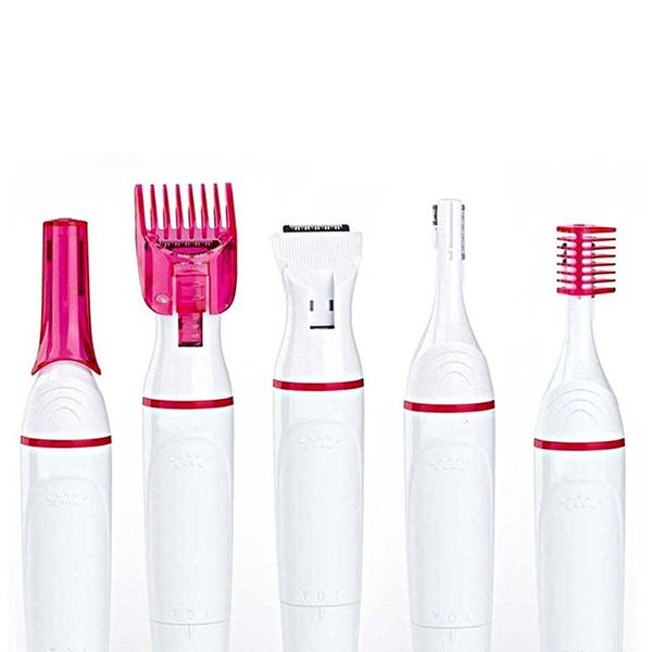 electric multifunctional hair trimmer painless 5 in 1 hair removal set bikini&eyebow trimmer shaver women razor face clean
electric multifunctional hair trimmer painless 5 in 1 hair removal set bikini&eyebow trimmer shaver women razor face clean