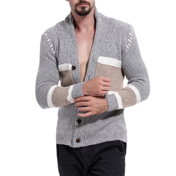 kiby's brand wool jacket voguemen cardigan color matching sweaters outerwear winter high collar caot wholetide male sweater, Black;brown
kiby's brand wool jacket voguemen cardigan color matching sweaters outerwear winter high collar caot wholetide male sweater, Black;brown
