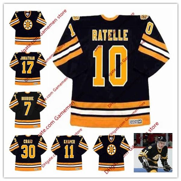 mens jean ratelle boston bruins 17 stan jonathan 7 raymond bourque 30 jim craig 11 steve kasper ccm vintage away hockey jersey, Black;red
mens jean ratelle boston bruins 17 stan jonathan 7 raymond bourque 30 jim craig 11 steve kasper ccm vintage away hockey jersey, Black;red