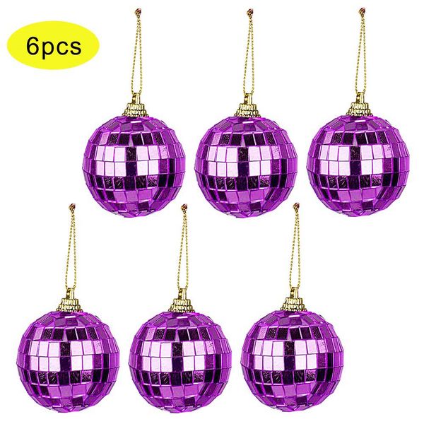 6 pcs reflective mirror ball rotating colored lob disco party hanging ornaments christmas tree wedding birthday party decoration
6 pcs reflective mirror ball rotating colored lob disco party hanging ornaments christmas tree wedding birthday party decoration