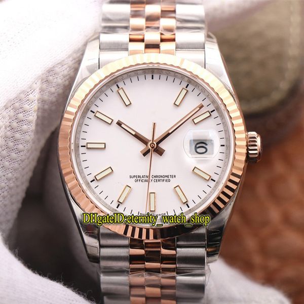 ew v2 version datejust 36mm m126231-0017 126234 cal.3235 automatic 126233 mens watch white dial two tone strap luxury designer watches, Slivery;brown
ew v2 version datejust 36mm m126231-0017 126234 cal.3235 automatic 126233 mens watch white dial two tone strap luxury designer watches, Slivery;brown