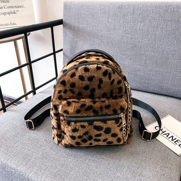 2019 mini cute backpack kids fashion back pack travel chain plush bags winter bag leopard print small backpacks for women
2019 mini cute backpack kids fashion back pack travel chain plush bags winter bag leopard print small backpacks for women