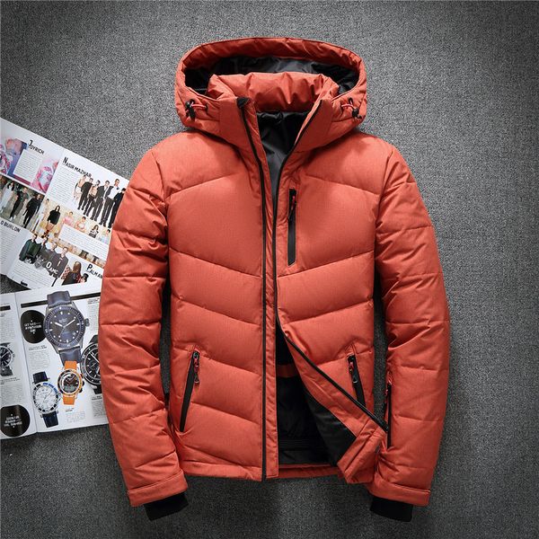 luxury men winter jacket white duck down parka casual goose feather men's winter coat hood thick warm waterproof jackets, Black
luxury men winter jacket white duck down parka casual goose feather men's winter coat hood thick warm waterproof jackets, Black