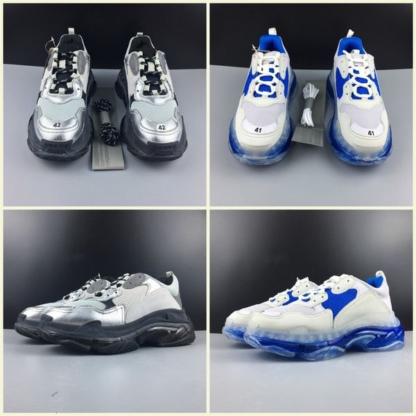 2019 new paris triple s distressed designer shoes black white silver black luxury transparent crystal factory version original sneaker
2019 new paris triple s distressed designer shoes black white silver black luxury transparent crystal factory version original sneaker