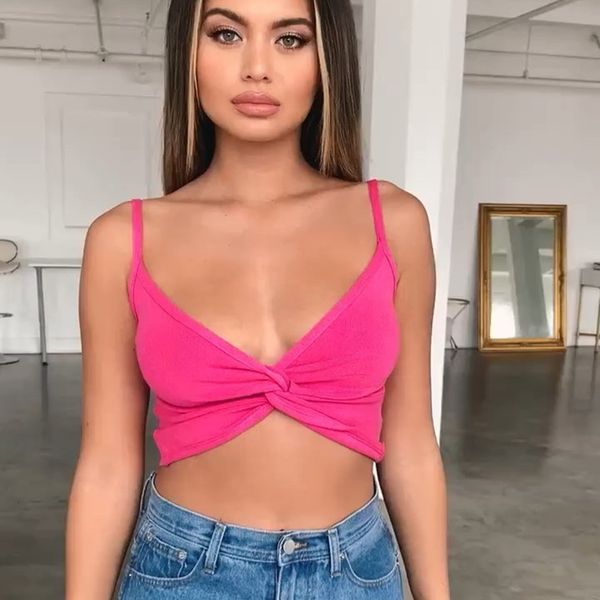 2019 women casual strappy tank vest blouse sleeveless summer backless crop shirt cami, White
2019 women casual strappy tank vest blouse sleeveless summer backless crop shirt cami, White