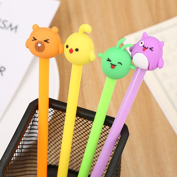 40pc/lot cartoon happy animal chick gel ink pen/ student office water pen / signature pen/children gift/creative stationery
40pc/lot cartoon happy animal chick gel ink pen/ student office water pen / signature pen/children gift/creative stationery