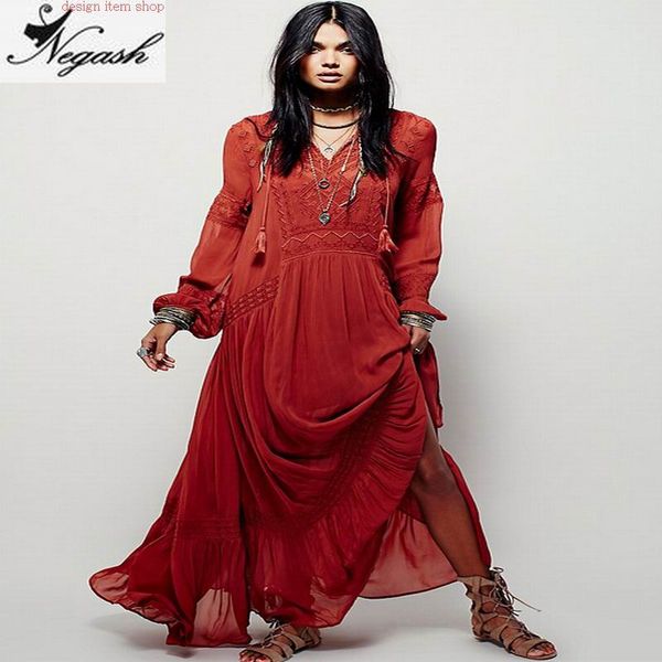 dresses vestidos femininos 2018 vintage tunic fall boho embroidery dress bohemian maxi hippie loose tassel dress brand female, Black;gray
dresses vestidos femininos 2018 vintage tunic fall boho embroidery dress bohemian maxi hippie loose tassel dress brand female, Black;gray