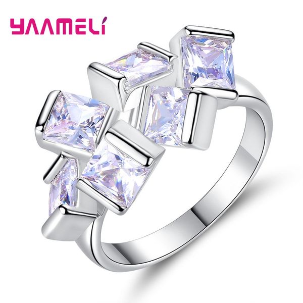 luxury 925 sterling silver square mixed wedding rings for women jewelry cubic zirconia engagement finger jewelry gifts, Slivery;golden
luxury 925 sterling silver square mixed wedding rings for women jewelry cubic zirconia engagement finger jewelry gifts, Slivery;golden