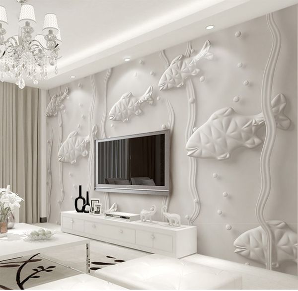custom wallpaper 3d white modern minimalist 3d fish school ball living room bedroom background wall decoration wallpaper
custom wallpaper 3d white modern minimalist 3d fish school ball living room bedroom background wall decoration wallpaper