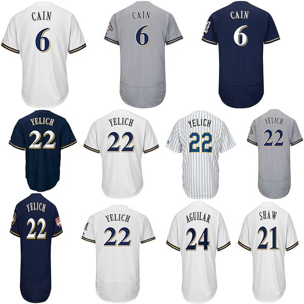 Milwaukee 22 chri tian yelich 6 lorenzo cain 71 jo h hader 24 je u aguilar 21 travi haw men ba eball jer ey
Milwaukee 22 chri tian yelich 6 lorenzo cain 71 jo h hader 24 je u aguilar 21 travi haw men ba eball jer ey