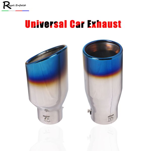 universal car exhaust pipe for suv muffler tip trim modified car rear tail throat liner accessories stainless steel burning blue
universal car exhaust pipe for suv muffler tip trim modified car rear tail throat liner accessories stainless steel burning blue