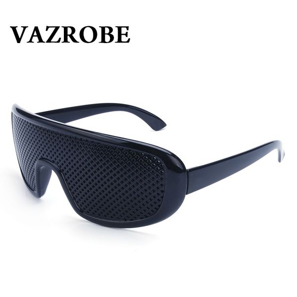 vazrobe pinhole glasses 2 pcs/lot black anti fatigue case hallow sunglasses small hole anti myopia eyewear high quality, White;black
vazrobe pinhole glasses 2 pcs/lot black anti fatigue case hallow sunglasses small hole anti myopia eyewear high quality, White;black