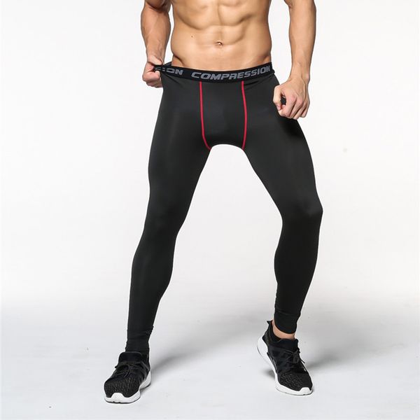 men gym compression pants leggings sport training running tights men sportswear dry fit jogging pants male trousers, Black;blue
men gym compression pants leggings sport training running tights men sportswear dry fit jogging pants male trousers, Black;blue