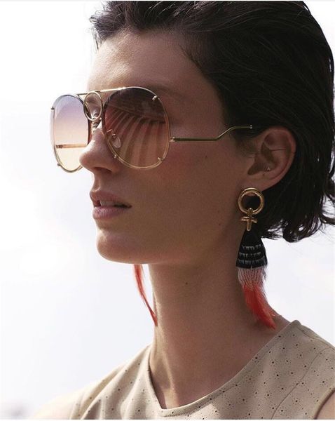 new avant-garde fashion women design popular 400 lenses frame interchangeable metal round 145 style uv protective sunglasses glasses fogga, White;black
new avant-garde fashion women design popular 400 lenses frame interchangeable metal round 145 style uv protective sunglasses glasses fogga, White;black