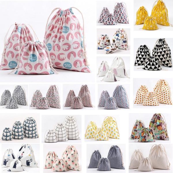 33 styles canvas jewelry pouch gift wrap bag for necklace bracelet earring candy tea packaging bag sack xmas decorations 3pcs/set fa2897 
33 styles canvas jewelry pouch gift wrap bag for necklace bracelet earring candy tea packaging bag sack xmas decorations 3pcs/set fa2897