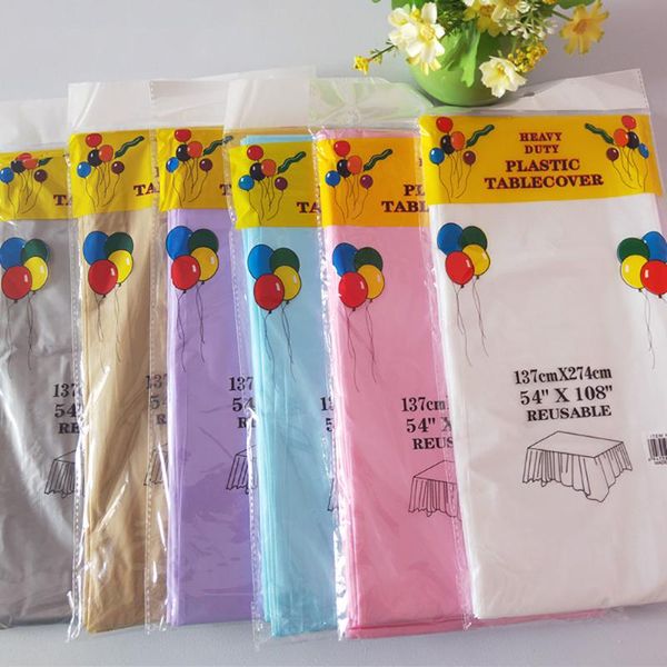 54" x 108"( 137x274cm) heavy duty plastic tablecloth (reusable) multicolor waterproof tablecloth oilproof table cloth
54" x 108"( 137x274cm) heavy duty plastic tablecloth (reusable) multicolor waterproof tablecloth oilproof table cloth