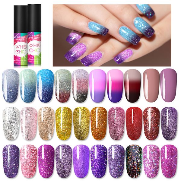 whid chic uv gel nail polish holographic color change sequins glitter colorful soak off polish nail art uv gel 5ml, Red;pink
whid chic uv gel nail polish holographic color change sequins glitter colorful soak off polish nail art uv gel 5ml, Red;pink