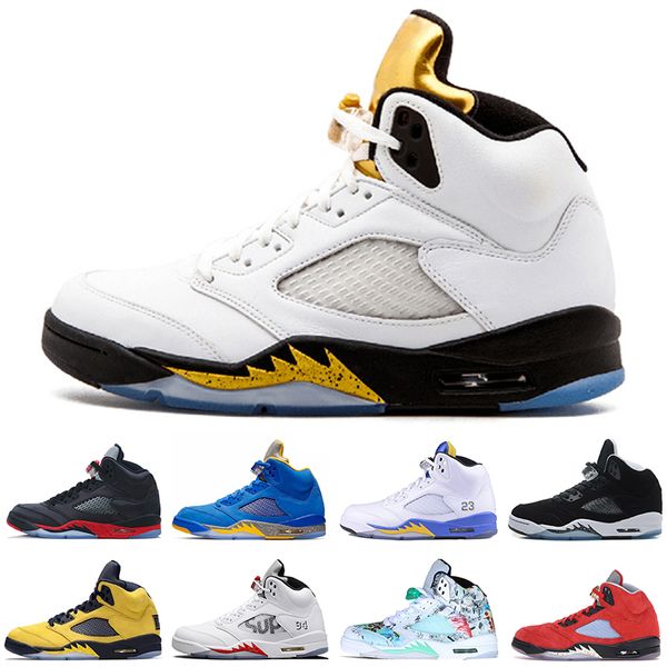 new arrival 2019 michigan 5 5s basketball shoes mens international flight grape metallic silver camo oreo mens designer shoes us 7-13, White;red
new arrival 2019 michigan 5 5s basketball shoes mens international flight grape metallic silver camo oreo mens designer shoes us 7-13, White;red