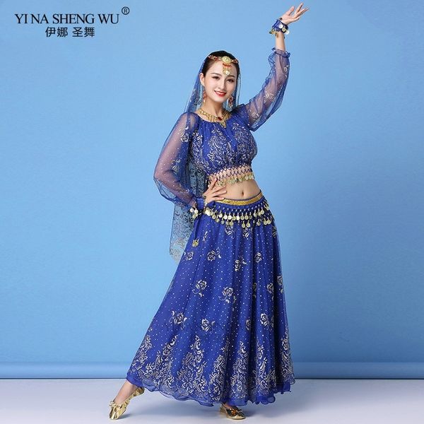 stage wear bollywood dress costume women set dance sari belly outfit performance clothes chiffon long sleeve belt+skirt, Black;red
stage wear bollywood dress costume women set dance sari belly outfit performance clothes chiffon long sleeve belt+skirt, Black;red