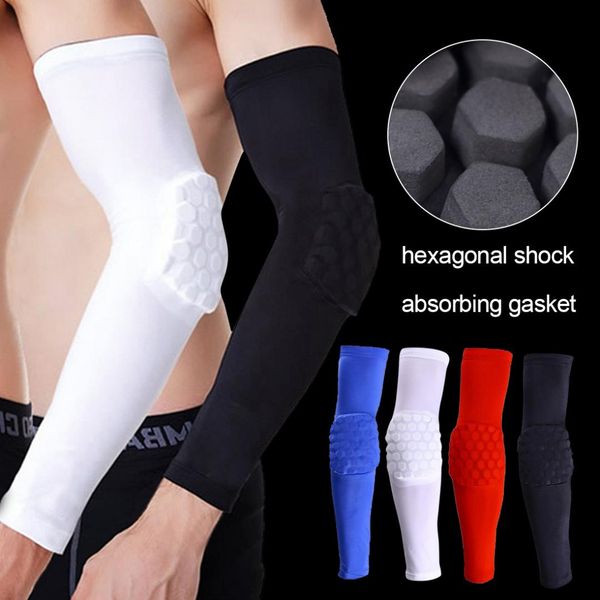 1pc anti-collision long arm sleeve high elastic arm guard gym basketball shooting elbow protector warmers pads sports safety, Black;gray
1pc anti-collision long arm sleeve high elastic arm guard gym basketball shooting elbow protector warmers pads sports safety, Black;gray