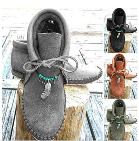 new spring winter women's ladies fashion casual warm lace up short ankle boots flat leather shoes folk-custom boots lady 35-43, Black
new spring winter women's ladies fashion casual warm lace up short ankle boots flat leather shoes folk-custom boots lady 35-43, Black