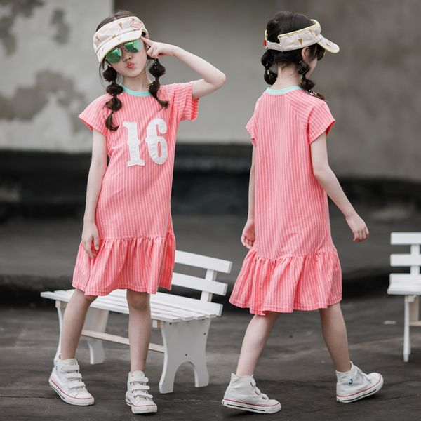4 to 16 years new arrival 2020 summer stripe girls dresses fashion children pure cotton dresses baby girls casual dresses, #8583, Red;yellow
4 to 16 years new arrival 2020 summer stripe girls dresses fashion children pure cotton dresses baby girls casual dresses, #8583, Red;yellow