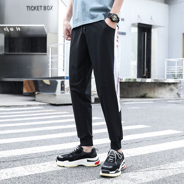 men elastic casual pants ankle length sports pants spring autumn elastic waist loose men trousers harem, Black
men elastic casual pants ankle length sports pants spring autumn elastic waist loose men trousers harem, Black