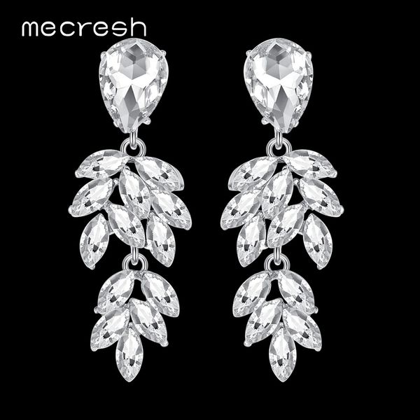 mecresh sparkling crystal bride drop earrings for girls silver color rhinestone cute leaf wedding dangle earrings meh1088
mecresh sparkling crystal bride drop earrings for girls silver color rhinestone cute leaf wedding dangle earrings meh1088