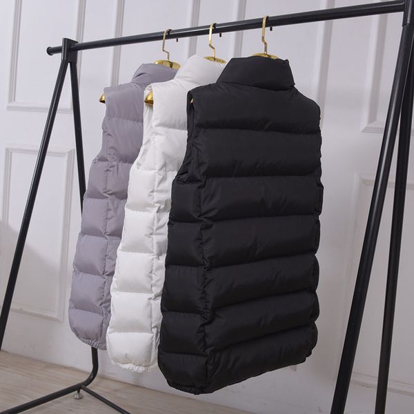 plus size 3xl down cotton vest women zipper long vest jacket bread coat women white black casual waistcoat winter jacket c5715, Black;white
plus size 3xl down cotton vest women zipper long vest jacket bread coat women white black casual waistcoat winter jacket c5715, Black;white