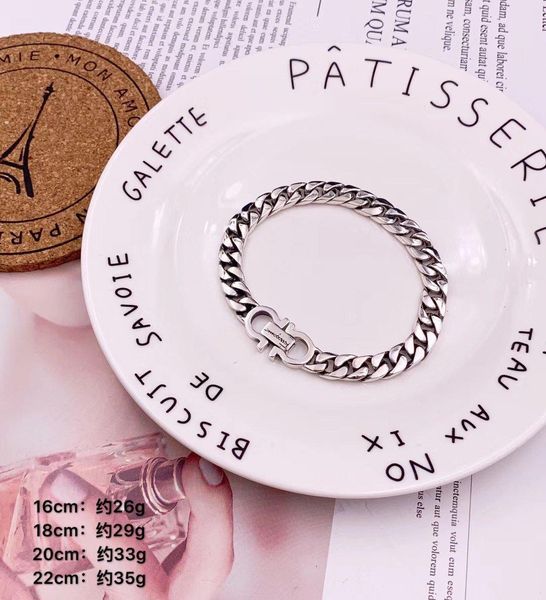 116-22cm luxury design bracelet sterling silver bracelet valentine couple bracelet fashion accessories supply, Black
116-22cm luxury design bracelet sterling silver bracelet valentine couple bracelet fashion accessories supply, Black