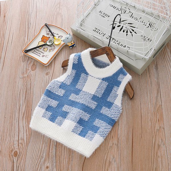 ijoy korean-style autumn and winter men and women children plaid cute baby small children's-vest waistcoat kids' sweater, White
ijoy korean-style autumn and winter men and women children plaid cute baby small children's-vest waistcoat kids' sweater, White