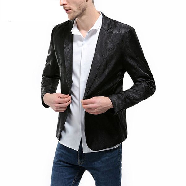 men fashion one button slim fit casual business suit men slim fit blazer pattern designs 3xl stylish black white blazers for, White;black
men fashion one button slim fit casual business suit men slim fit blazer pattern designs 3xl stylish black white blazers for, White;black
