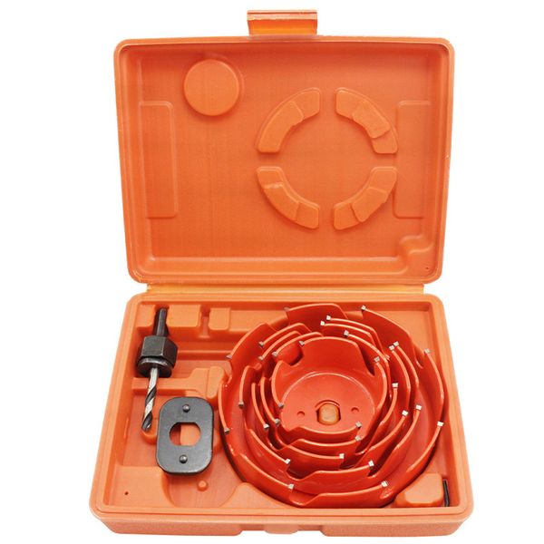 alloy woodworking hole saw boutique 5 pieces gypsum board pvc board reamer pitch-row set 64-127 size
alloy woodworking hole saw boutique 5 pieces gypsum board pvc board reamer pitch-row set 64-127 size
