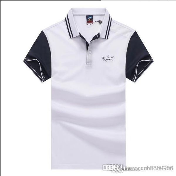 men 2019 summer new short sleeve t-shirt silk light cotton breathable short sleeve polo shirt summer, White;black
men 2019 summer new short sleeve t-shirt silk light cotton breathable short sleeve polo shirt summer, White;black