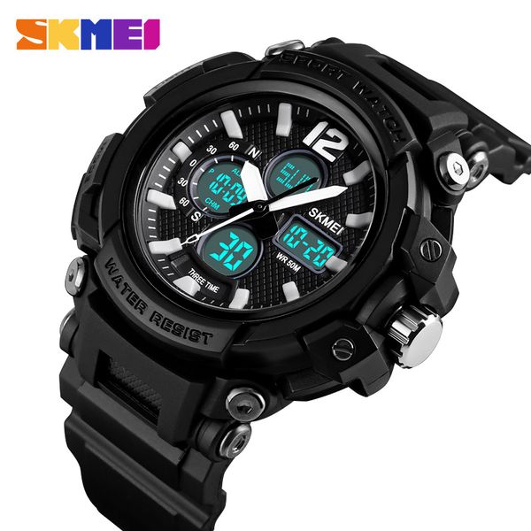 skmei sport men watch dual display digital watch luminous 5bar waterproof 3time multl-function montre homme 1498 quartz, Slivery;brown
skmei sport men watch dual display digital watch luminous 5bar waterproof 3time multl-function montre homme 1498 quartz, Slivery;brown