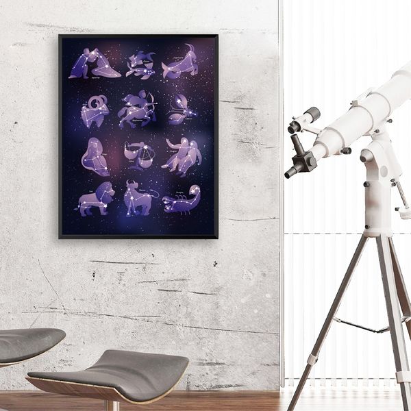 zodiac symbols and constellations canvas art poster prints space horoscope signs purple painting picture home wall art decor
zodiac symbols and constellations canvas art poster prints space horoscope signs purple painting picture home wall art decor