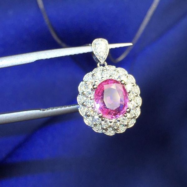 sapphire pendant necklace pure 18 k gold jewelry 100% natural padparascha sapphire gemstones 1ct female diamonds pendants, Silver
sapphire pendant necklace pure 18 k gold jewelry 100% natural padparascha sapphire gemstones 1ct female diamonds pendants, Silver