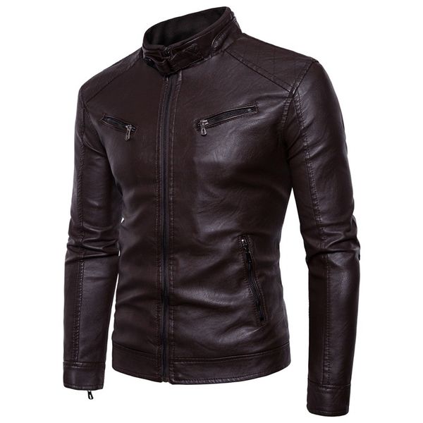 aliexpress large size plus velvet leather coat men's ouma winter new style stand collar locomotive sportsman leather coat, Black
aliexpress large size plus velvet leather coat men's ouma winter new style stand collar locomotive sportsman leather coat, Black