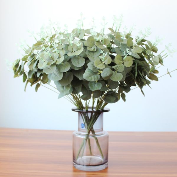 15 branches artificial plants eucalyptus leaves for wedding home decoration fake plants party garden table decor
15 branches artificial plants eucalyptus leaves for wedding home decoration fake plants party garden table decor