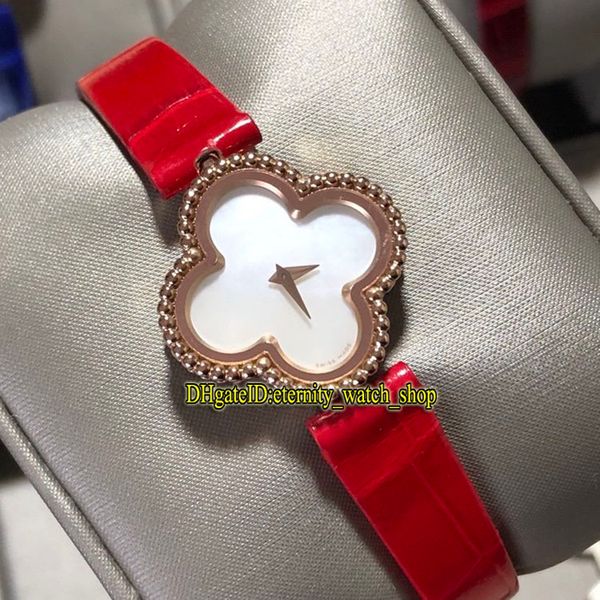 v&af 18k rose gold four leaf clover case sweet alhambra vcaro8wt00 sapphire mother of pearl dial swiss quartz woman watch fashion watches, Slivery;brown
v&af 18k rose gold four leaf clover case sweet alhambra vcaro8wt00 sapphire mother of pearl dial swiss quartz woman watch fashion watches, Slivery;brown
